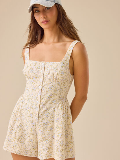 Lauren Floral Romper - TULLABEE