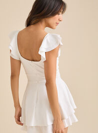 Allie Double Layered Romper Detail 4 - TULLABEE