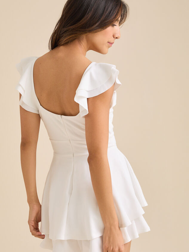 Allie Double Layered Romper Detail 4 - TULLABEE