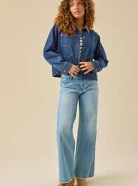 Annaliese Corduroy Denim Jacket Detail 2 - TULLABEE