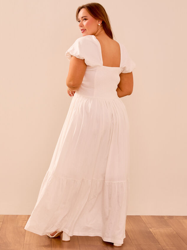 Wilow Linen Maxi Dress Detail 4 - TULLABEE