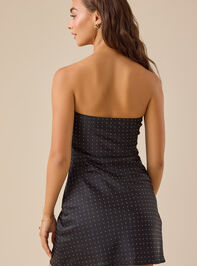Carly Strapless Rhinestone Mini Dress Detail 4 - TULLABEE