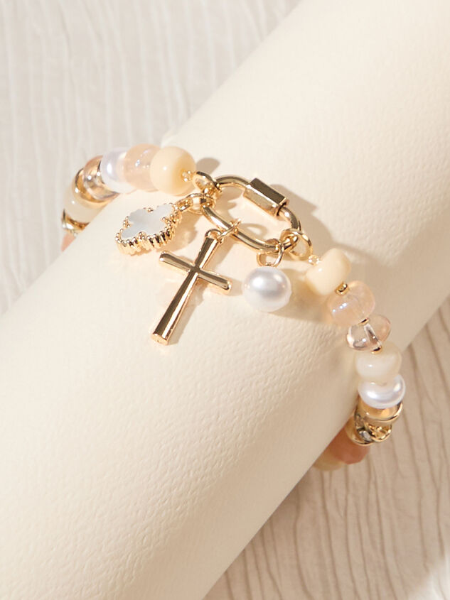 Claire Beaded Bracelet with Charms - TULLABEE