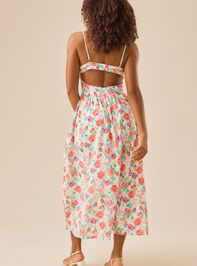 Peggy Floral Maxi Dress Detail 5 - TULLABEE