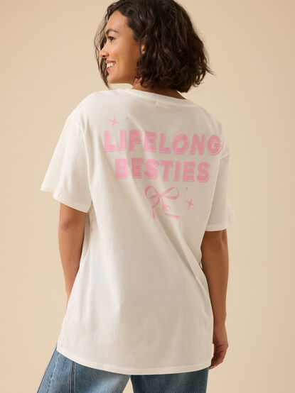 Mamas Lifelong Besties Bow Tee - TULLABEE