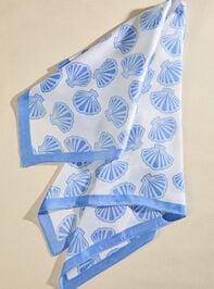 Shelly Sea Silk Scarf Detail 2 - TULLABEE