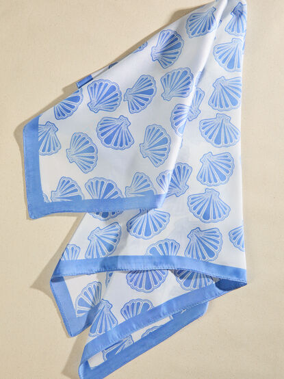 Shelly Sea Silk Scarf - TULLABEE