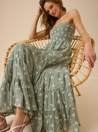 Baylor Embroidered Maxi Dress - TULLABEE