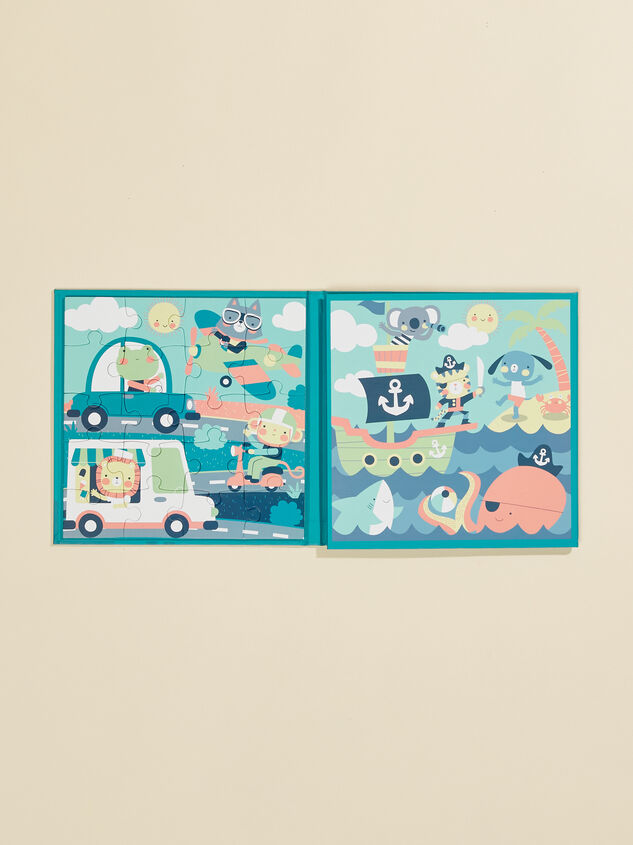 Boys Magnetic Puzzle Book Detail 2 - TULLABEE
