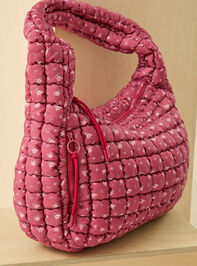 Proficient Floral Quilted Puffer Shoulder Bag Detail 3 - TULLABEE