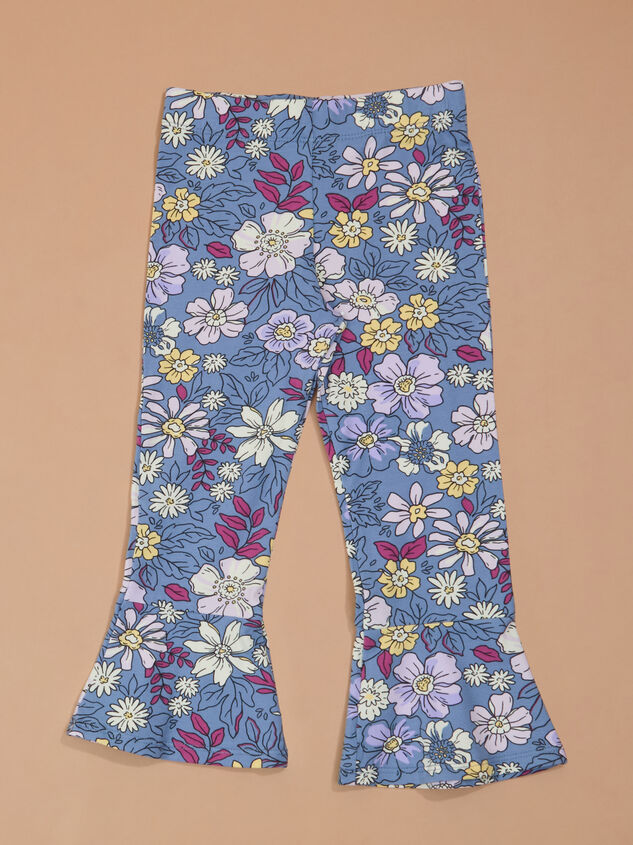Connie Floral Top and Pants Toddler Set Detail 3 - TULLABEE