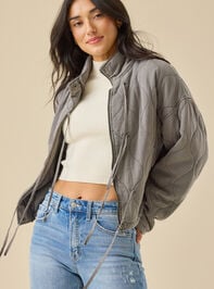 Besty Quilted Jacket Detail 2 - TULLABEE