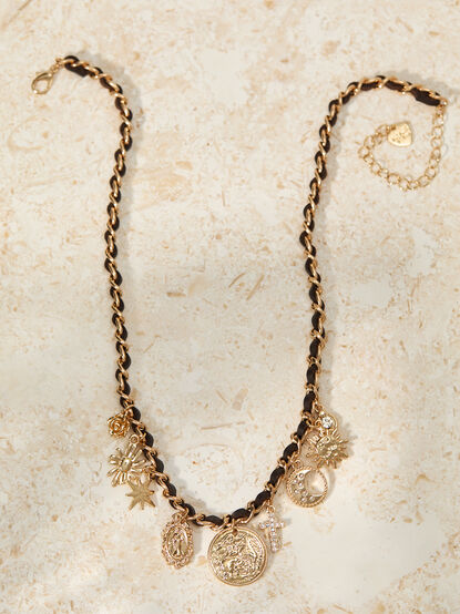 Woven Light Charm Necklace - TULLABEE
