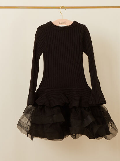 Anastasia Youth Tulle Sweater Dress - TULLABEE