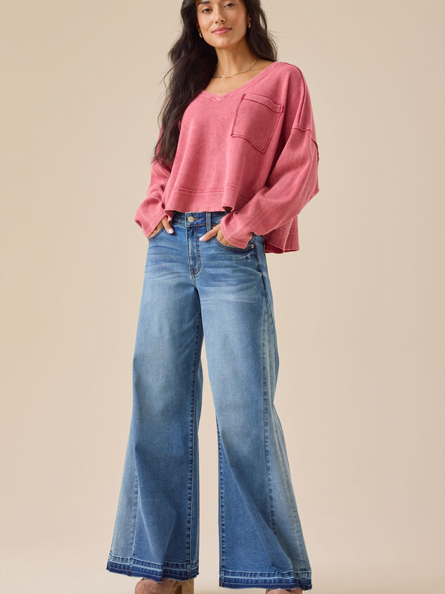 Cassidy Boxy Thermal Top Detail 3 - TULLABEE