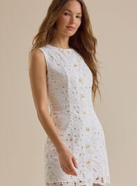 Pippa Lagoon Mini Dress Detail 3 - TULLABEE