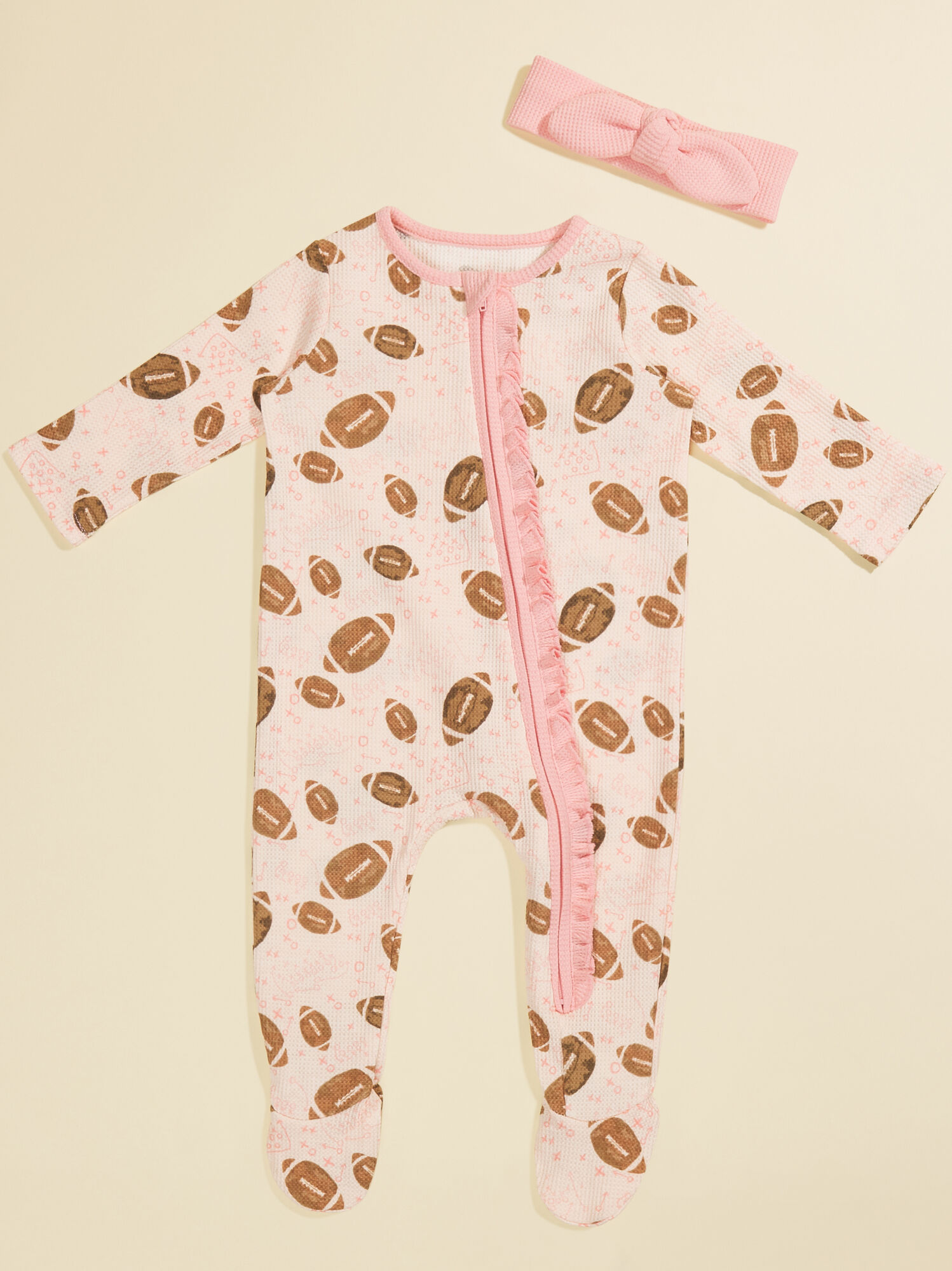 Thermal footie store pajamas baby