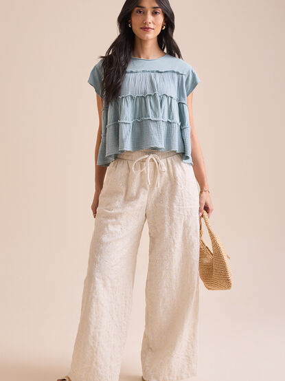 Dolly Eyelet Pants - TULLABEE