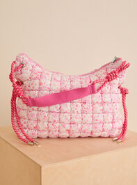 Rope And Bloom Quilted Shoulder Bag Detail 4 - TULLABEE