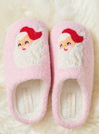Santa Slippers Detail 2 - TULLABEE