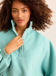 Trail Balloon Sleeve Pullover Detail 2 - TULLABEE