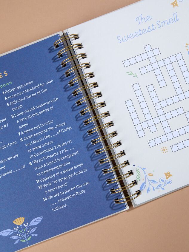 Daily Moments with God Devotional Crossword Puzzle Book Detail 3 - TULLABEE