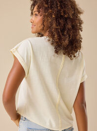 Michaela Boxy Tee Detail 5 - TULLABEE