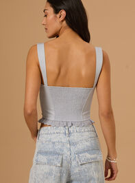 Lane Bow Corset Detail 5 - TULLABEE