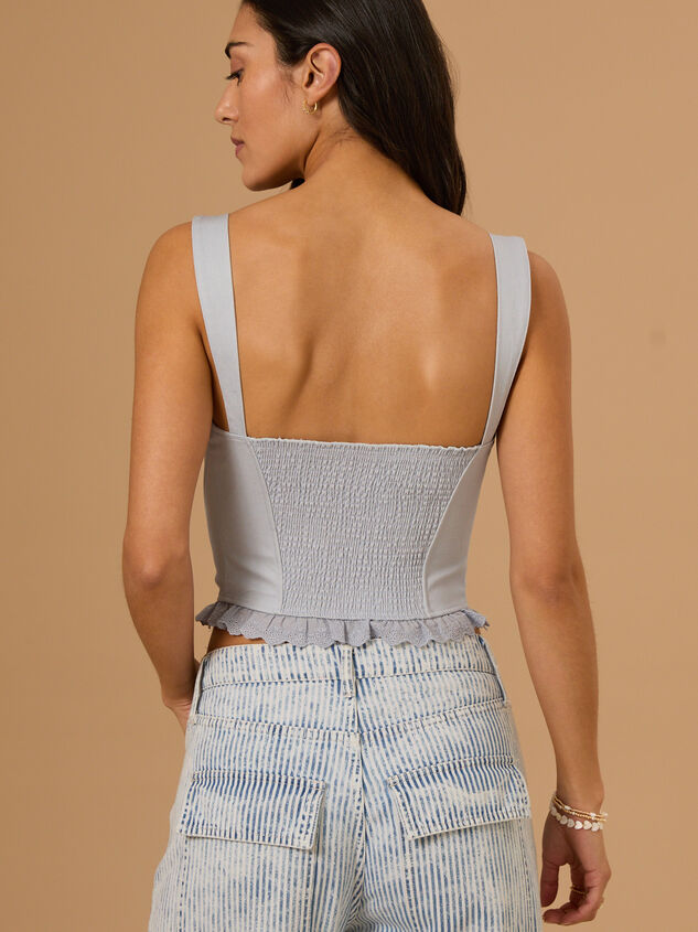 Lane Bow Corset Detail 5 - TULLABEE