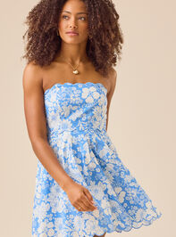 Jenna Strapless Mini Dress Detail 2 - TULLABEE