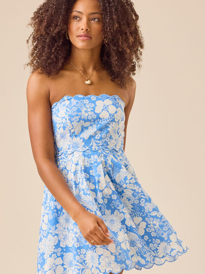 Jenna Strapless Mini Dress - TULLABEE