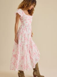 Ailany Floral Maxi Dress Detail 4 - TULLABEE