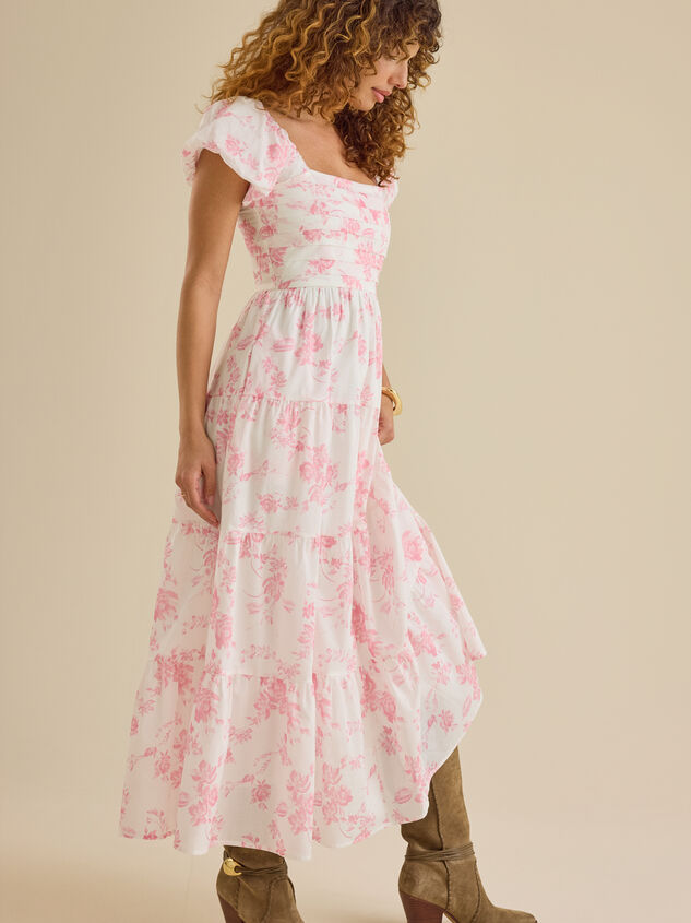 Ailany Floral Maxi Dress Detail 4 - TULLABEE