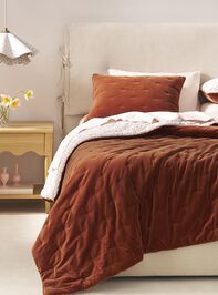 Majoram Cotton Single Sham Detail 2 - TULLABEE