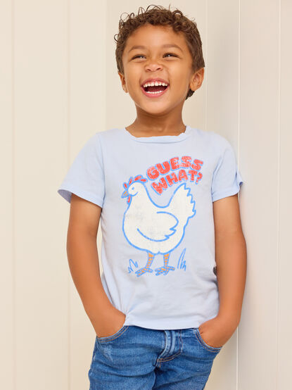 Guess What Graphic Tee - TULLABEE