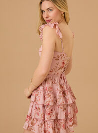 Samantha Floral Mini Dress Detail 4 - TULLABEE