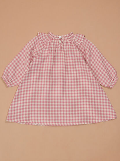 Wendy Western Plaid Dress and Bloomer Set - TULLABEE