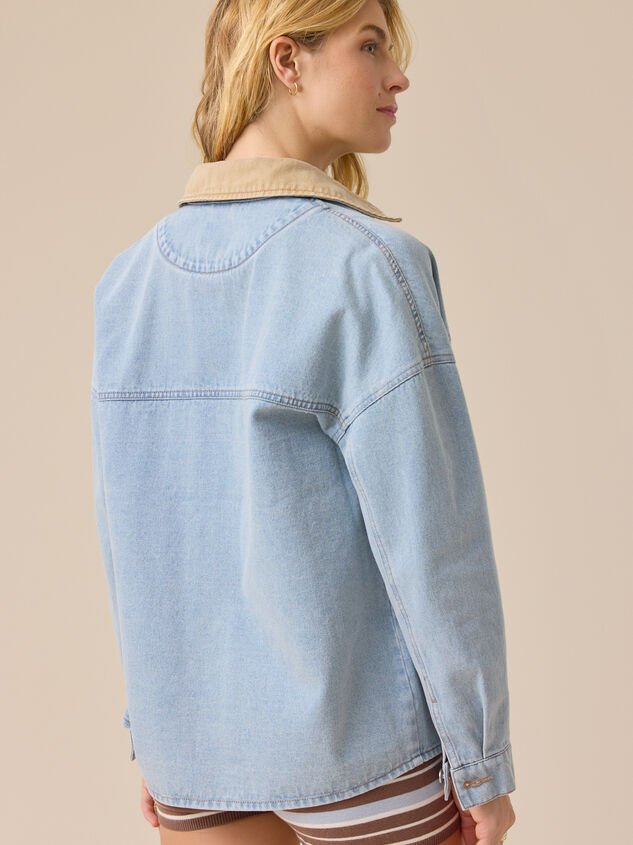Declan Denim Jacket Detail 4 - TULLABEE