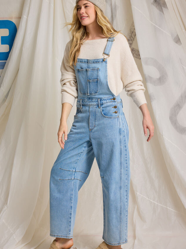 Ellis Barrel Overalls Detail 4 - TULLABEE