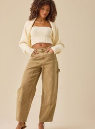 Lyla Knit Tube and Shrug Set Detail 3 - TULLABEE