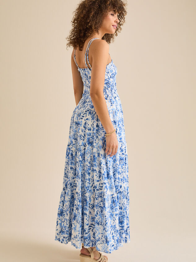 Kendall Floral Maxi Dress Detail 5 - TULLABEE