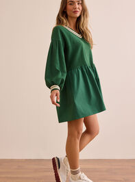 Ace V-Neck Dress Detail 3 - TULLABEE