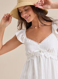 Sage Mini Dress Detail 3 - TULLABEE