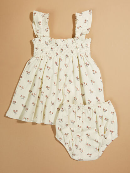 Kehlani Baby Dress and Bloomer Set by Quincy Mae - TULLABEE