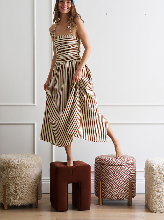 Millie Upholstered Storage Stool Detail 2 - TULLABEE