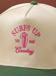 Surfs Up Cowboy Trucker Detail 2 - TULLABEE