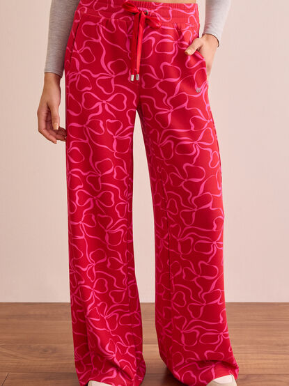 Supersoft Wide Leg Bow Pants - TULLABEE