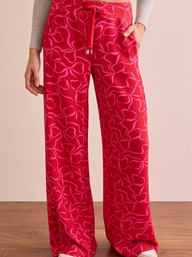 Supersoft Wide Leg Bow Pants Detail 2 - TULLABEE
