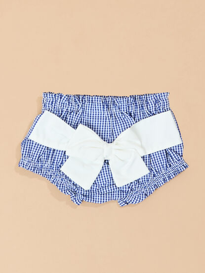 Picnic Blue Diaper Cover by Mud Pie - TULLABEE