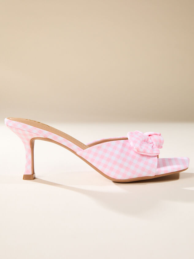 Elyzza Fabric Bow Kitten Heel Detail 3 - TULLABEE